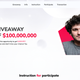 Screenshot of scam website